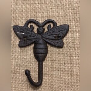 Rustic Brown Butterfly Wall Hook